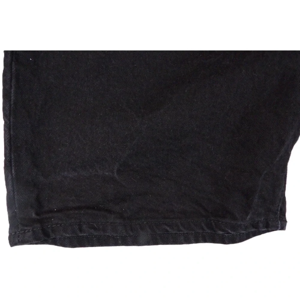 Levis 501 Denim Shorts Men W38 L9 Black Button Fly Cotton Blend Summer Jorts